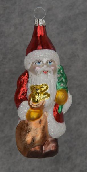 Weihnachtsmann mit Bär